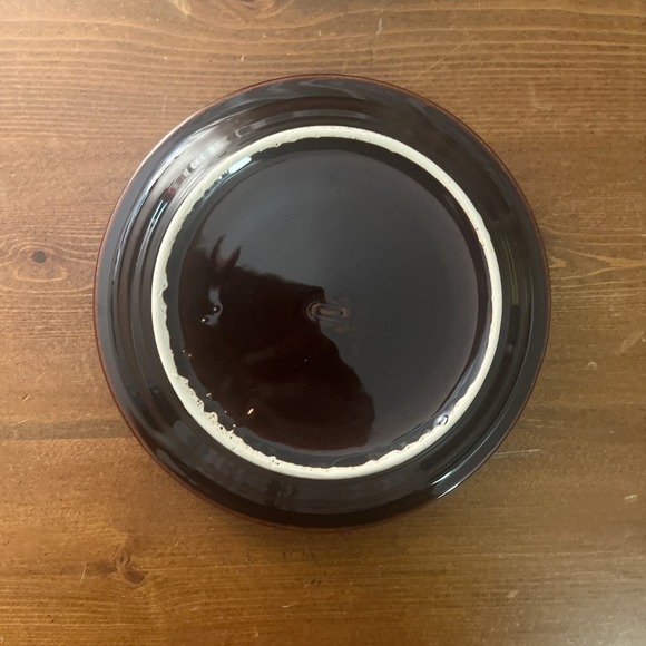 3 Pfaltzgraff Gourmet Brown Drip Glaze Stoneware Saucer Plates 6‎ Inches - Picture 5 of 7